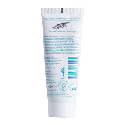 Zahnpasta ohne Fluorid mit Xylit – Pfefferminze & Salbei