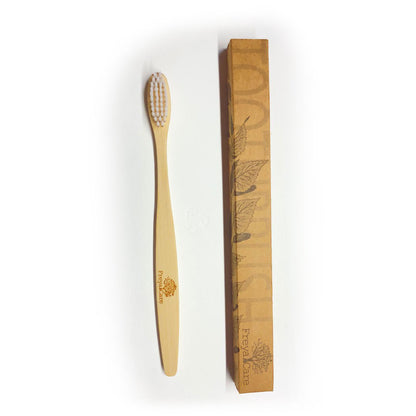 10x Zahnbürste Bambus Soft, kurzer Griff